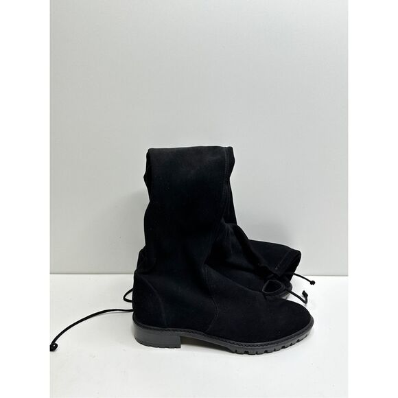 Stuart Weitzman Over The Knee Boots Womens 10 Black Vanland Suede New $950 MSRP - Picture 6 of 12